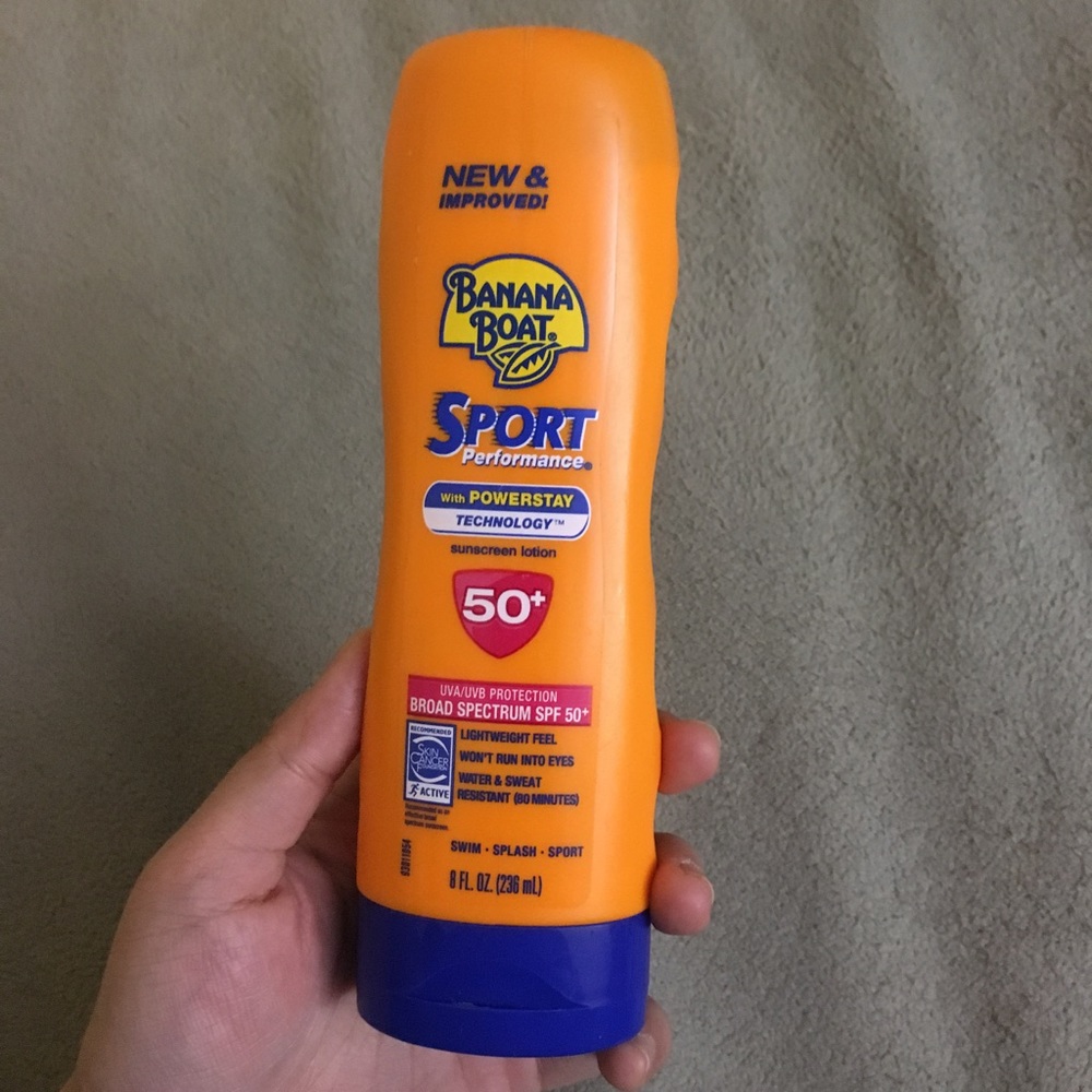 Banana Boat Sunscreen lotion